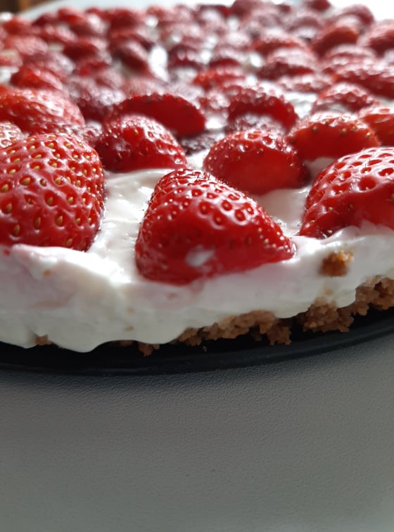 Cheesecake aux fraises